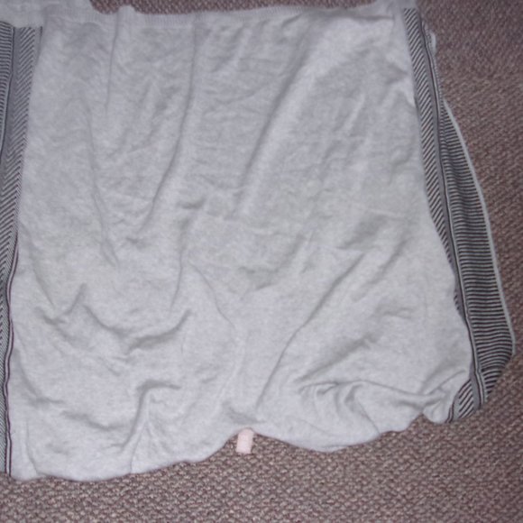 Chicos knit womens sweater wrap gray black coverup one size fits all long soft - Picture 4 of 5